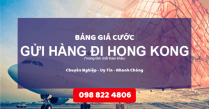 Bảng giá cước phí di hong kong tại alpha express - Bảng giá cước gửi hàng đi Hong Kong