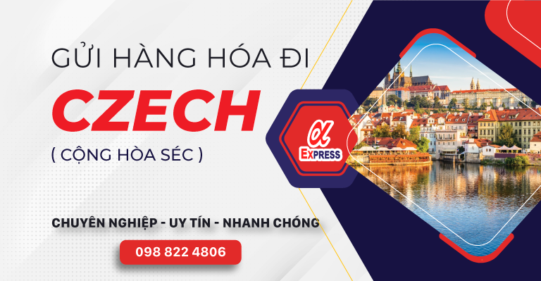 gửi hàng đi cộng hoà séc