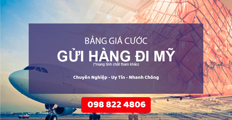 Bảng giá cước phí di mỹ - Bảng Giá Cước Gửi Hàng Đi Mỹ (Giảm 70%)