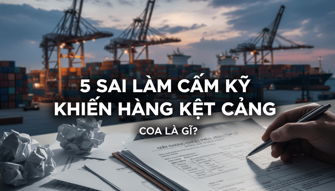coa xuat nhap khau featured - COA là gì? 5 sai lầm cấm kỵ khiến hàng kẹt cảng