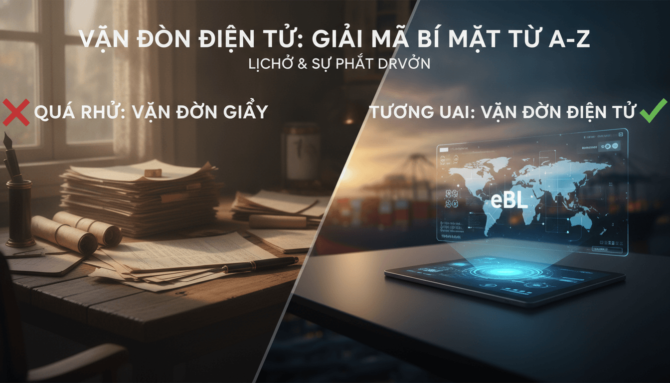 van don dien tu featured - Vận đơn điện tử là gì? Giải mã bí mật từ A-Z